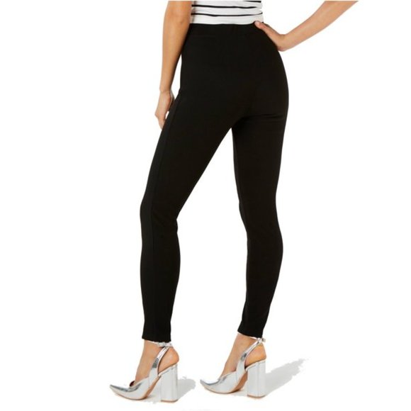 Hue Black textured Knit high waist leggings/free gift with purchase - Picture 3 of 5